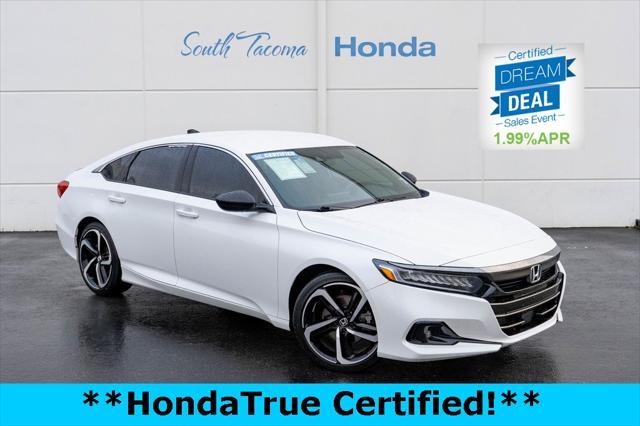 used 2021 Honda Accord car, priced at $25,522