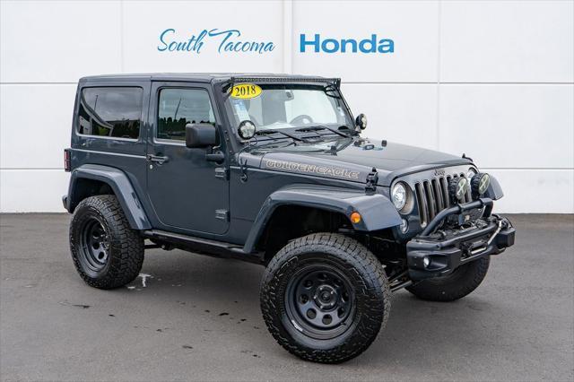used 2018 Jeep Wrangler JK car, priced at $24,322
