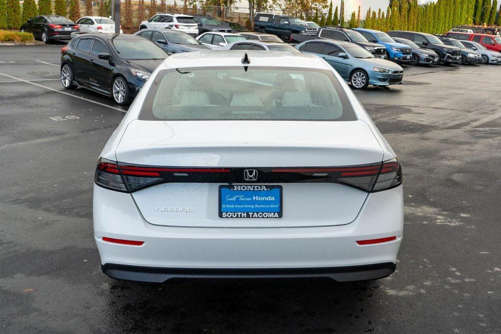 new 2025 Honda Accord car, priced at $30,996