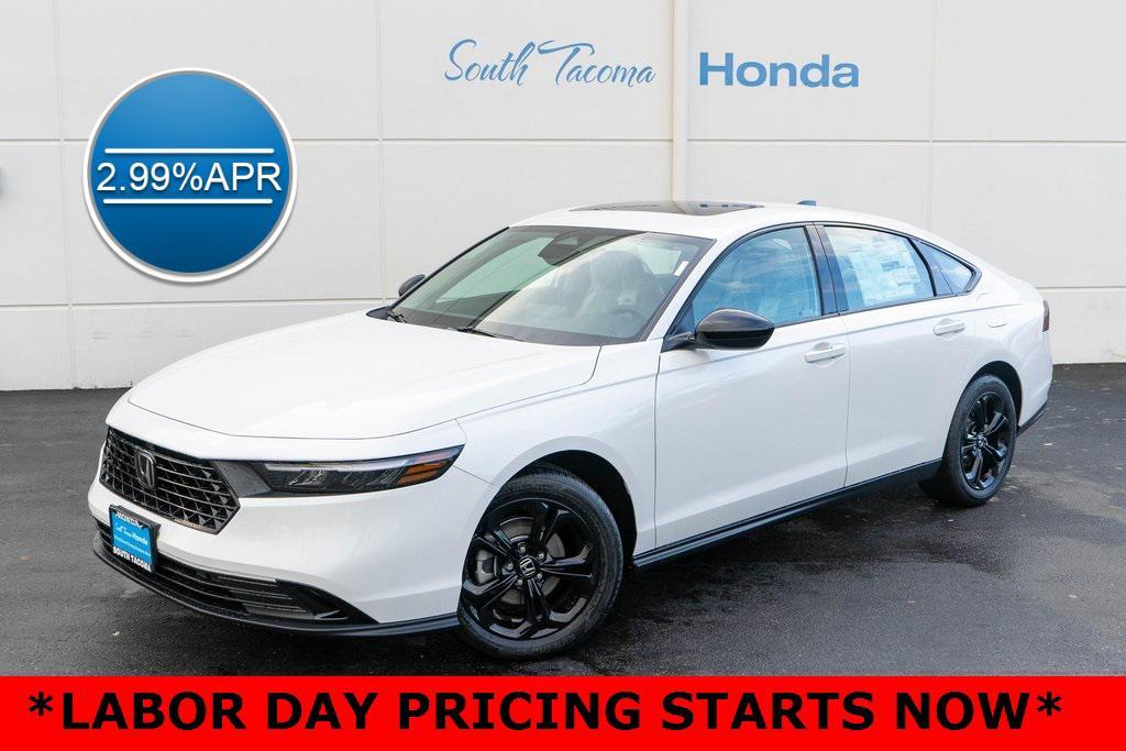 new 2025 Honda Accord car, priced at $30,996