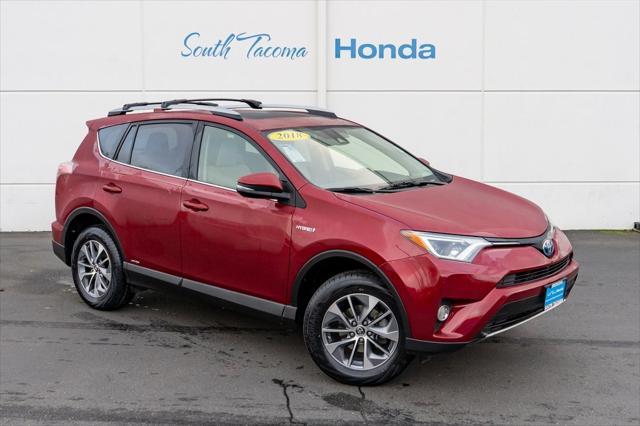 used 2018 Toyota RAV4 Hybrid car, priced at $24,999