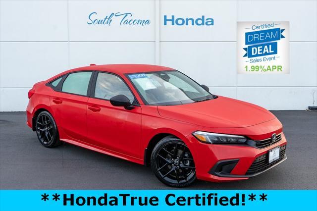 used 2022 Honda Civic car, priced at $24,541