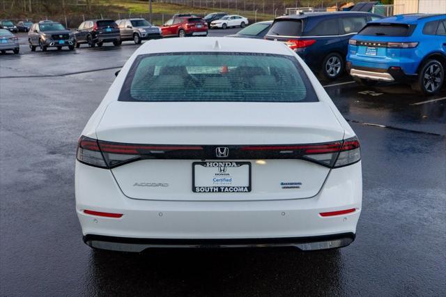 used 2024 Honda Accord Hybrid car, priced at $34,999