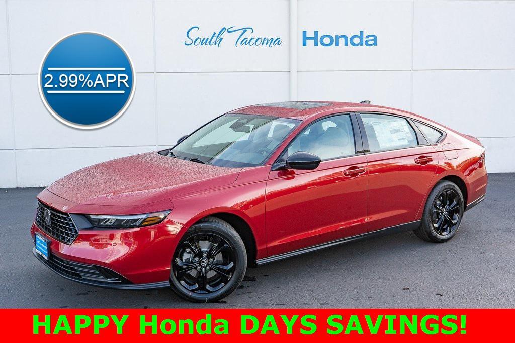new 2025 Honda Accord car, priced at $29,987