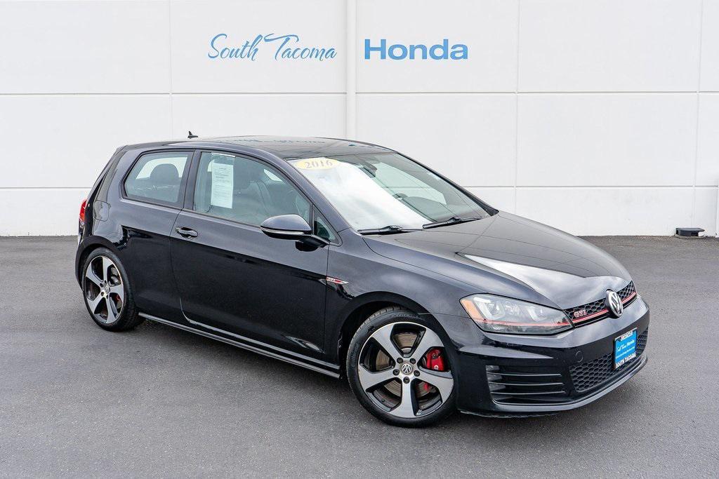 used 2016 Volkswagen Golf GTI car, priced at $15,500