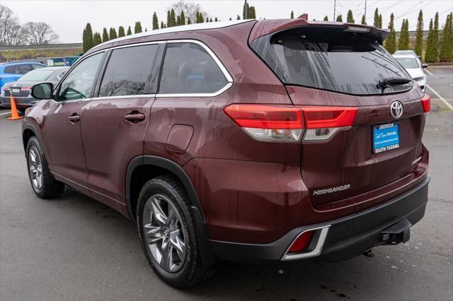 used 2019 Toyota Highlander car, priced at $32,999