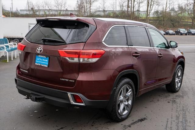 used 2019 Toyota Highlander car, priced at $32,999