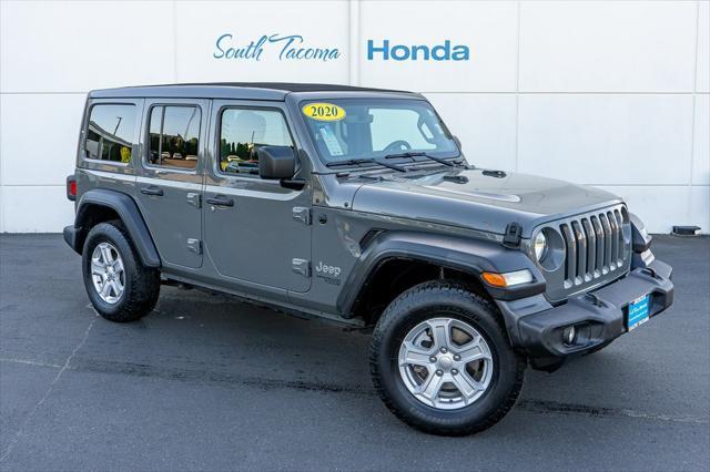 used 2020 Jeep Wrangler Unlimited car, priced at $28,051