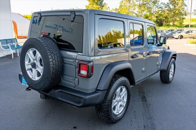 used 2020 Jeep Wrangler Unlimited car, priced at $28,051