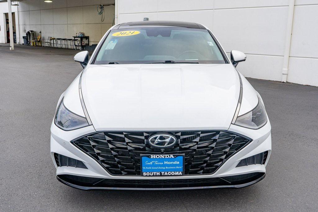 used 2021 Hyundai Sonata car, priced at $24,141