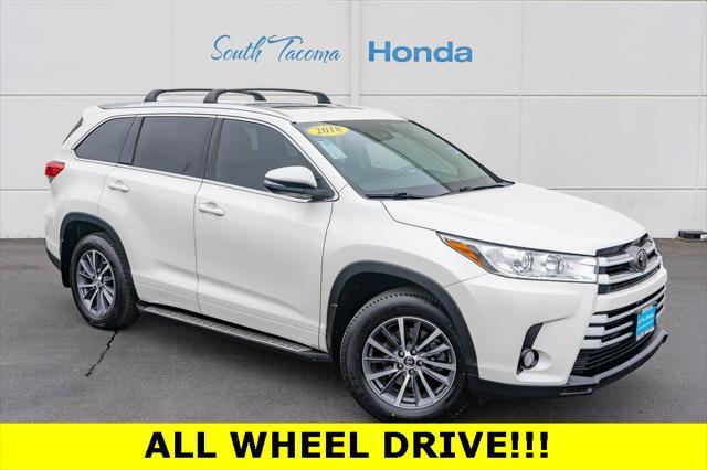 used 2018 Toyota Highlander car, priced at $24,999