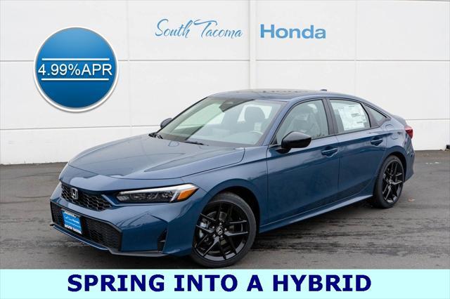 new 2025 Honda Civic Hybrid car, priced at $30,555