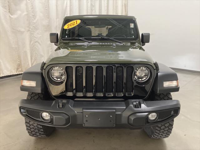 used 2021 Jeep Wrangler car, priced at $33,625