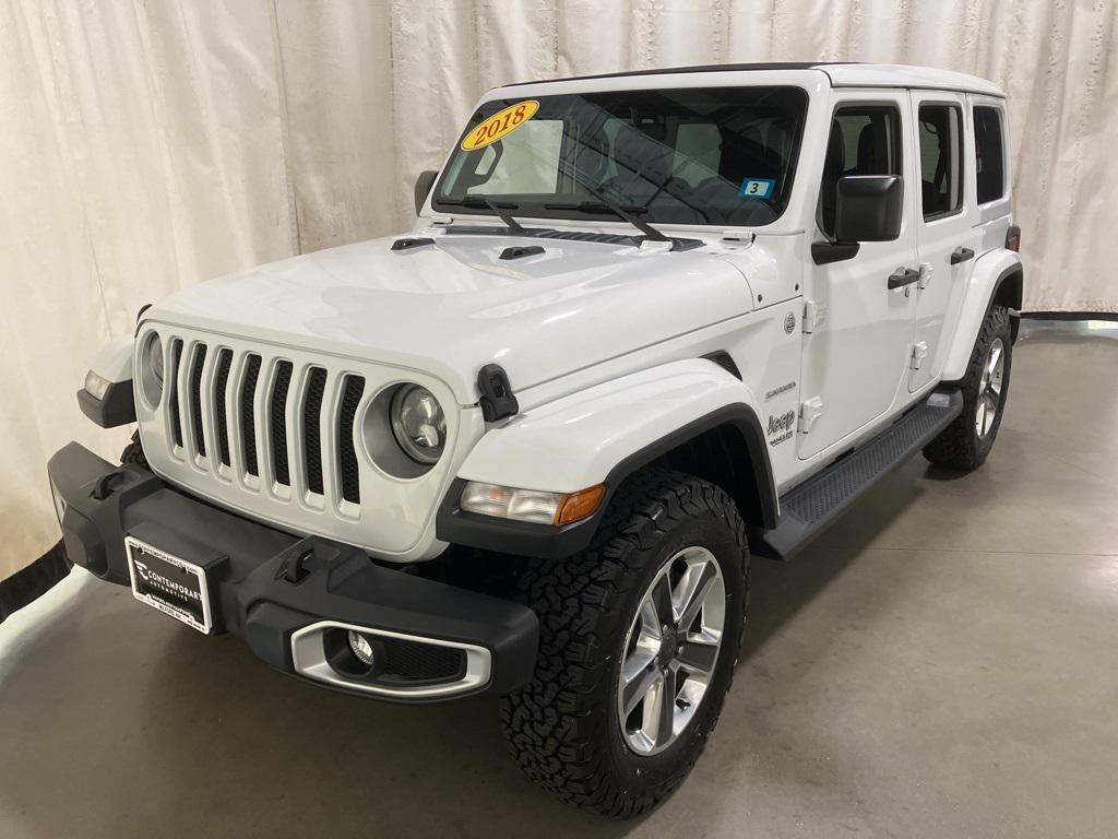 used 2018 Jeep Wrangler Unlimited car, priced at $25,458