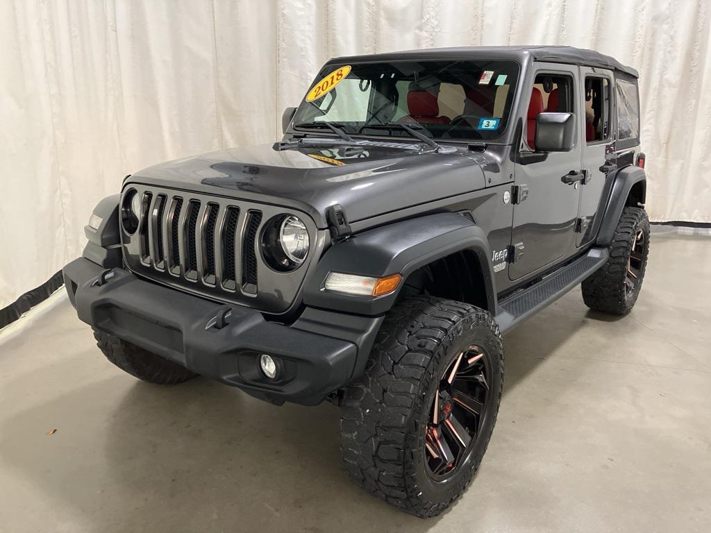 used 2018 Jeep Wrangler Unlimited car, priced at $19,791