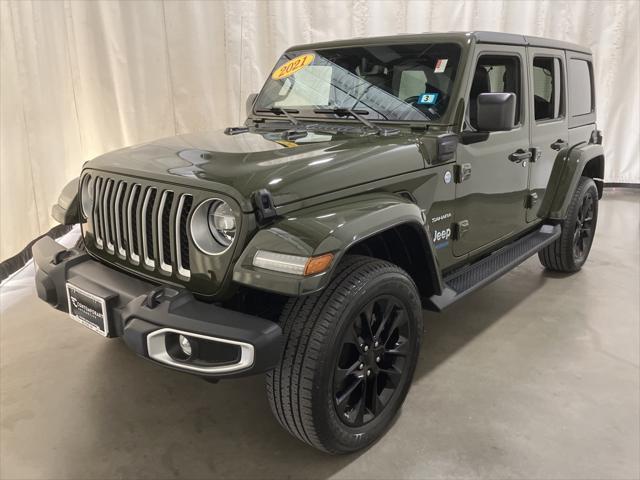 used 2021 Jeep Wrangler Unlimited car, priced at $31,245