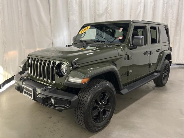 used 2021 Jeep Wrangler Unlimited car, priced at $38,575