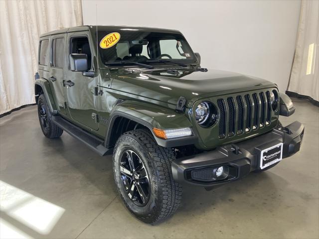 used 2021 Jeep Wrangler Unlimited car, priced at $38,575