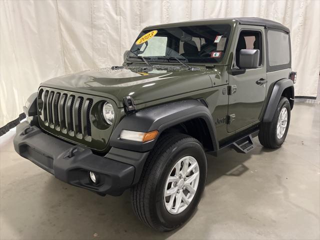 used 2023 Jeep Wrangler car, priced at $30,000