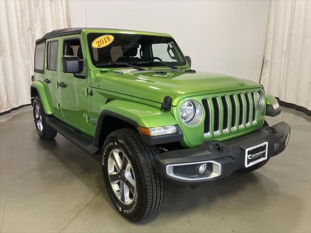 used 2018 Jeep Wrangler Unlimited car, priced at $26,863