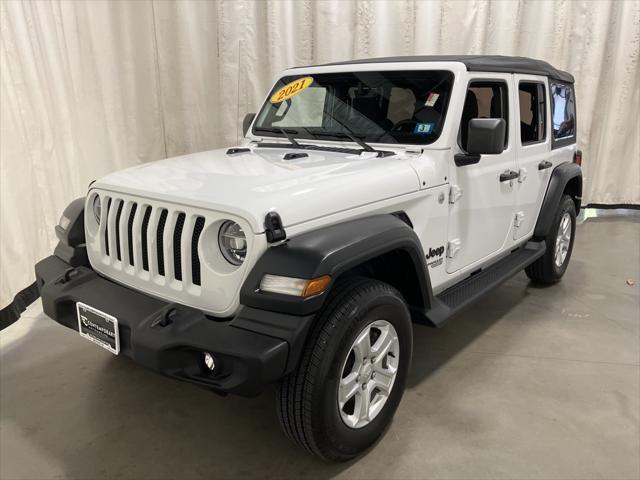 used 2021 Jeep Wrangler Unlimited car, priced at $33,188