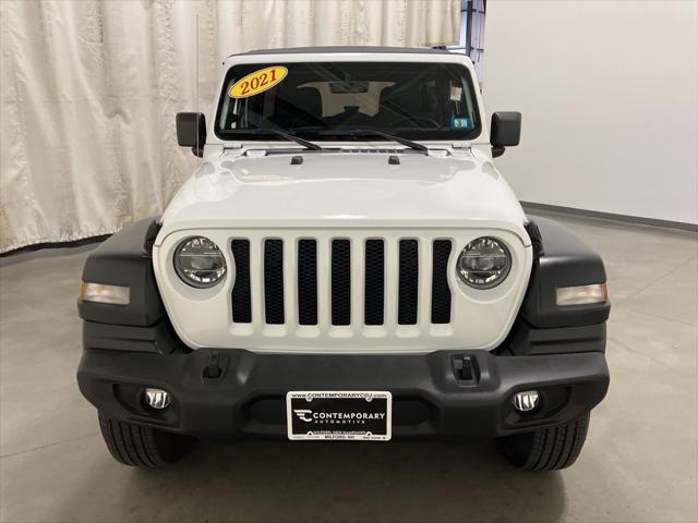 used 2021 Jeep Wrangler Unlimited car, priced at $33,188