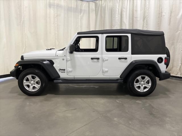 used 2021 Jeep Wrangler Unlimited car, priced at $33,188