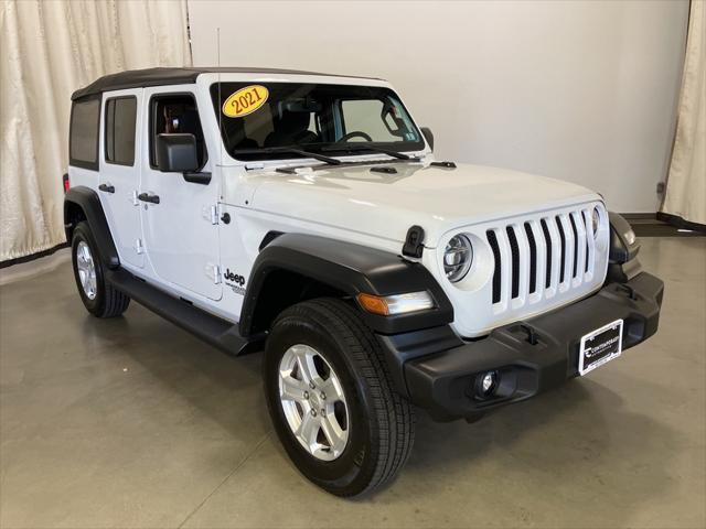 used 2021 Jeep Wrangler Unlimited car, priced at $33,188