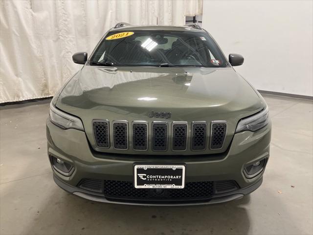 used 2021 Jeep Cherokee car, priced at $17,607