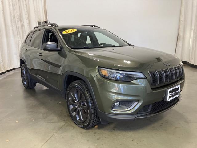 used 2021 Jeep Cherokee car, priced at $17,724