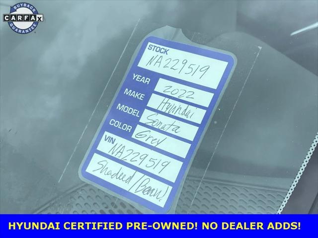 used 2022 Hyundai Sonata car, priced at $24,977