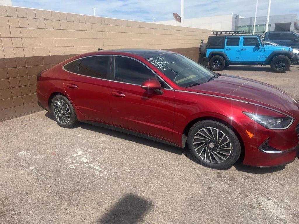 used 2023 Hyundai Sonata Hybrid car, priced at $24,987