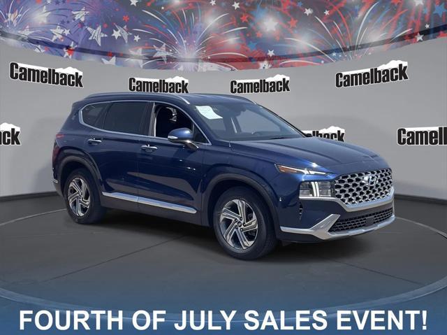 used 2021 Hyundai Santa Fe car, priced at $19,277