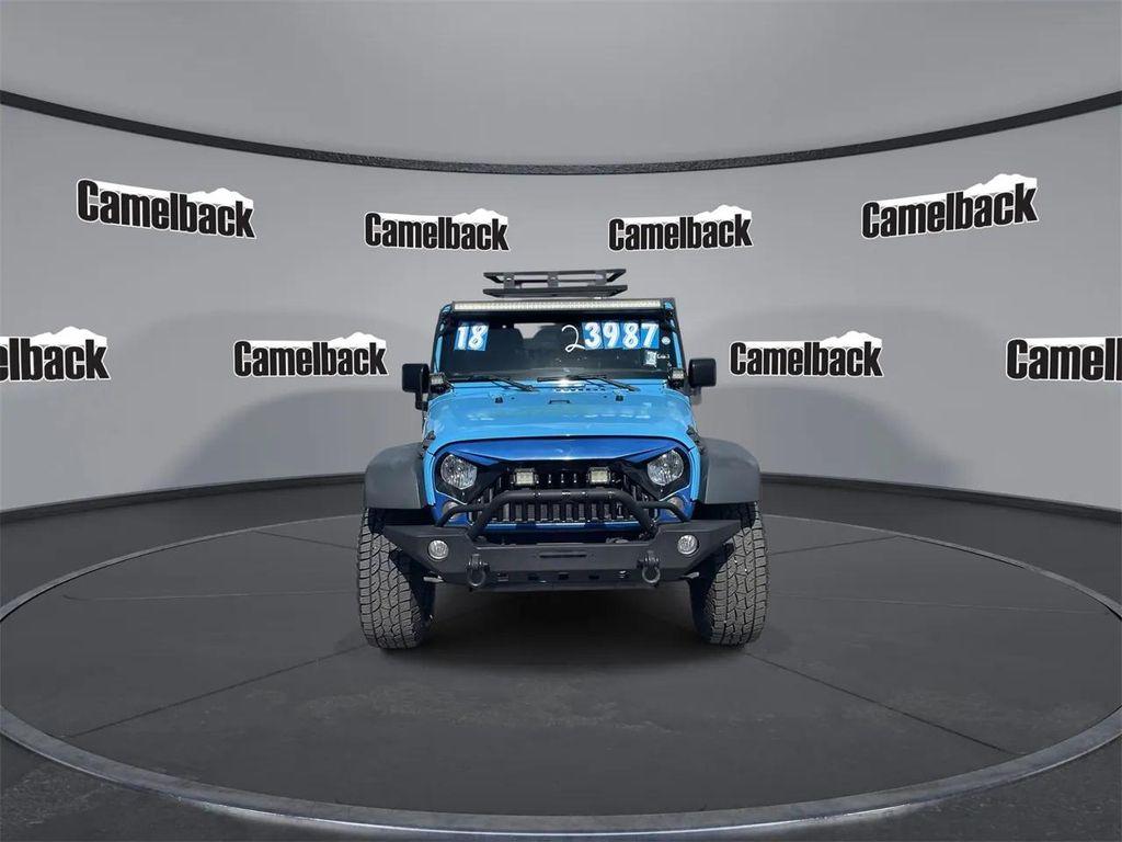 used 2018 Jeep Wrangler JK Unlimited car, priced at $22,235