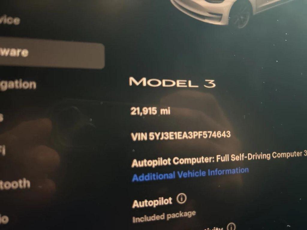 used 2023 Tesla Model 3 car, priced at $26,987