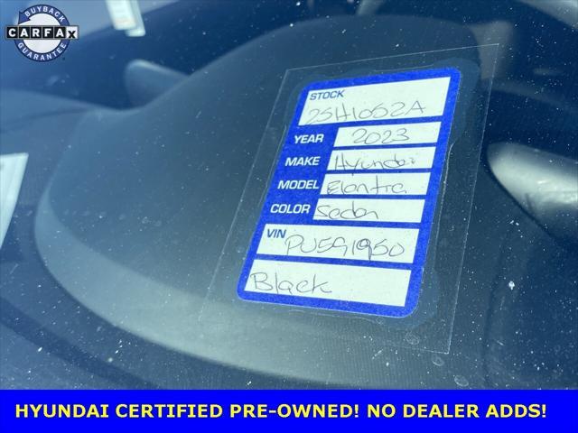 used 2023 Hyundai Elantra car, priced at $19,477