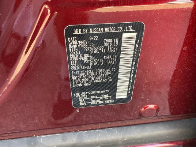 used 2023 Nissan Armada car, priced at $48,665