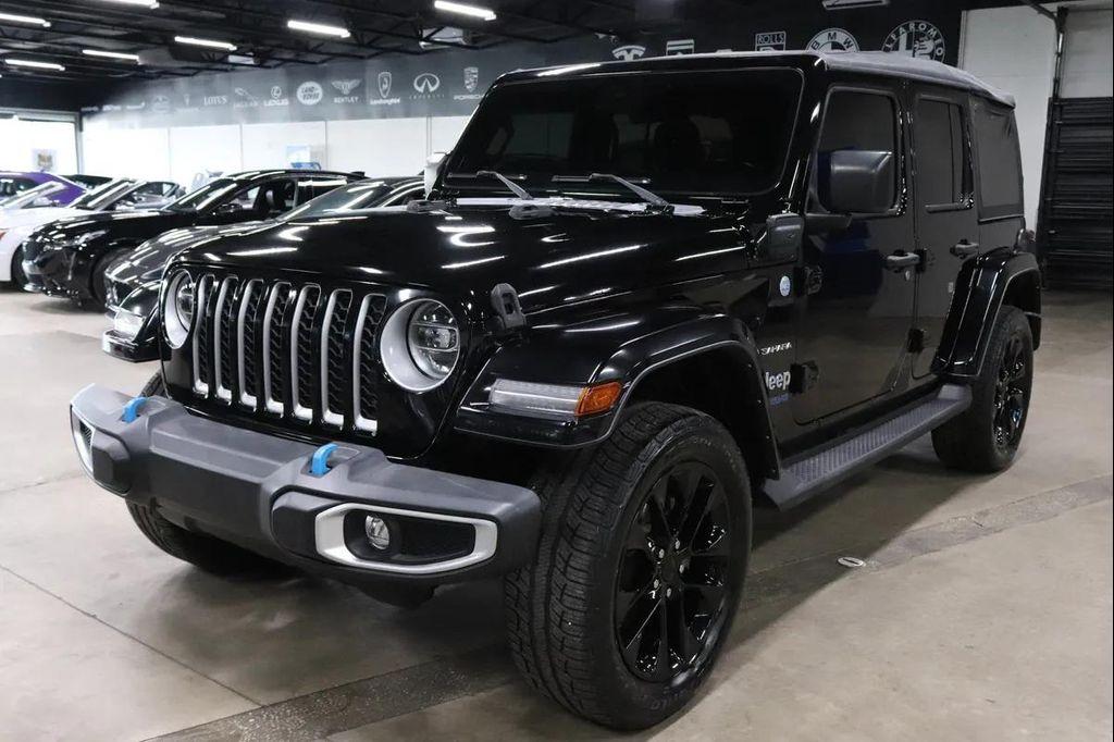 used 2022 Jeep Wrangler Unlimited 4xe car, priced at $29,490