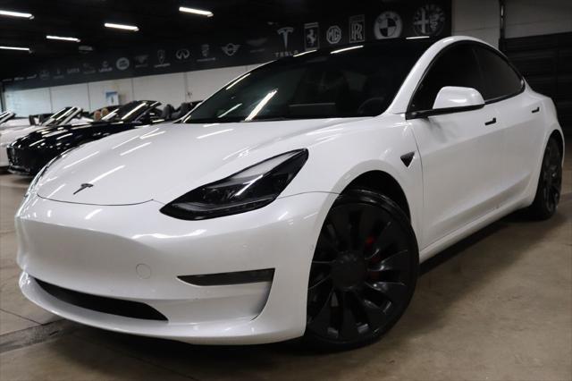 used 2022 Tesla Model 3 car, priced at $32,990