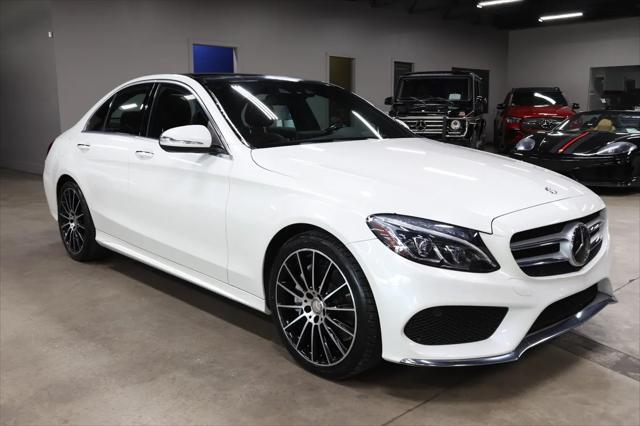 used 2015 Mercedes-Benz C-Class car, priced at $23,990