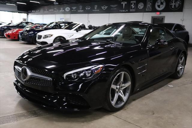 used 2018 Mercedes-Benz SL 550 car, priced at $46,990