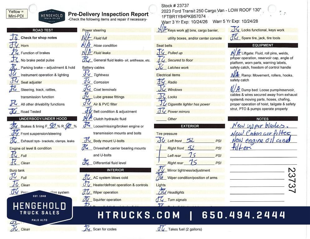 used 2023 Ford Transit-250 car, priced at $44,995