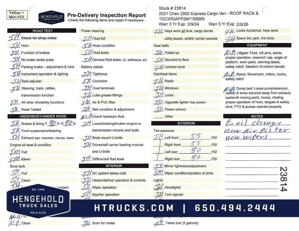 used 2021 Chevrolet Express 2500 car, priced at $35,995