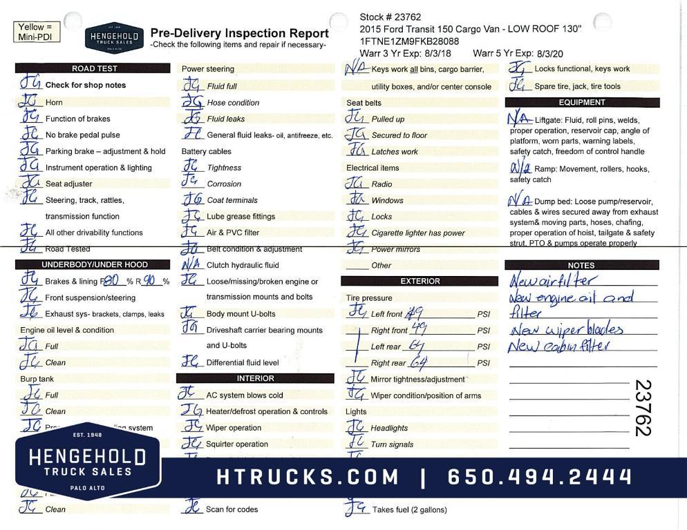 used 2015 Ford Transit-150 car, priced at $29,995