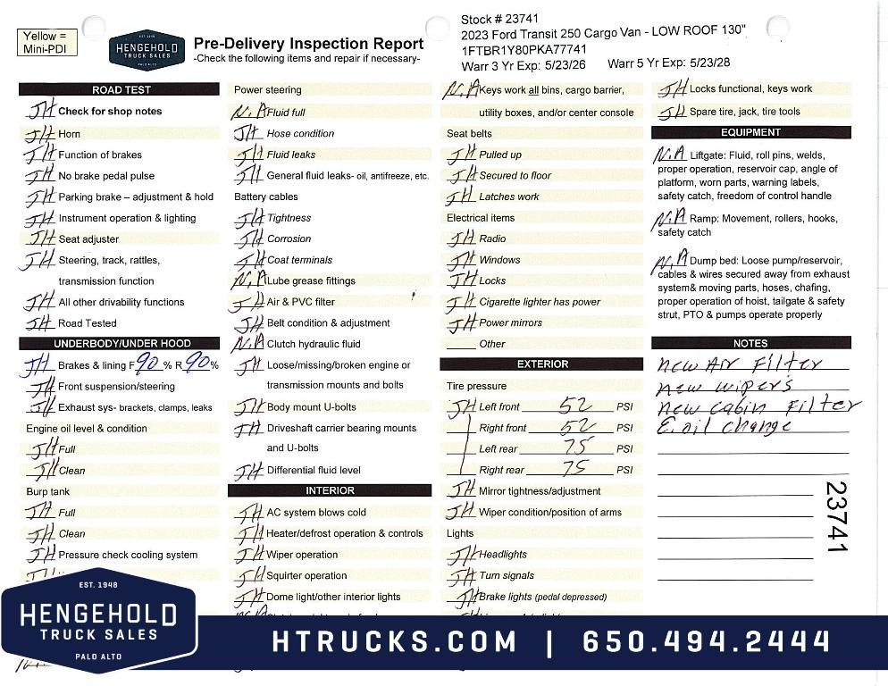 used 2023 Ford Transit-250 car, priced at $44,995