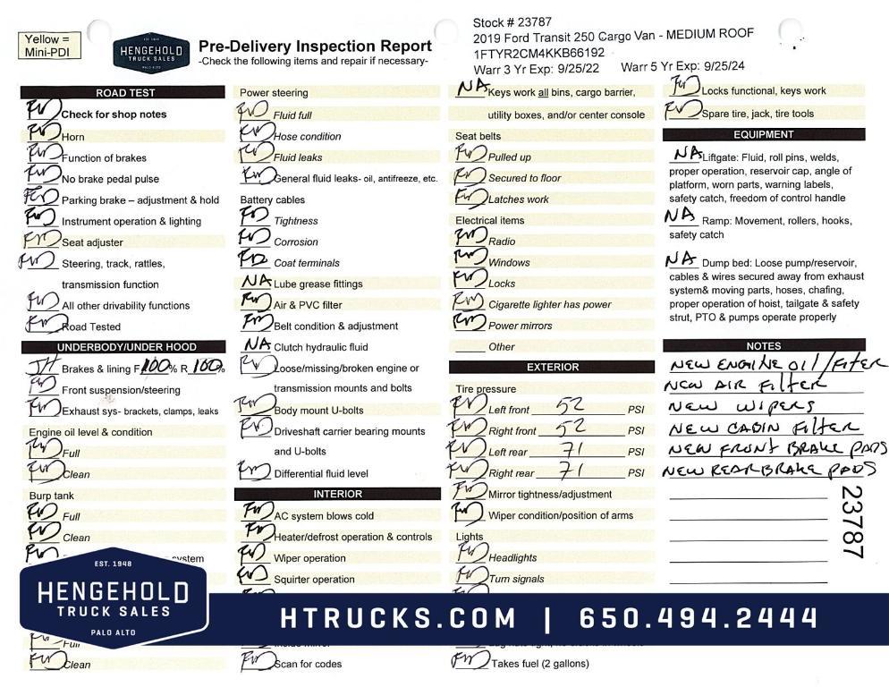 used 2019 Ford Transit-250 car, priced at $28,995