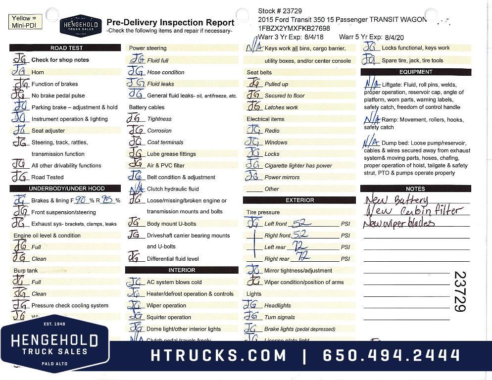 used 2015 Ford Transit-350 car, priced at $37,995