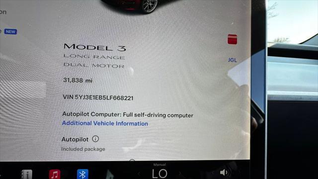 used 2020 Tesla Model 3 car, priced at $23,994