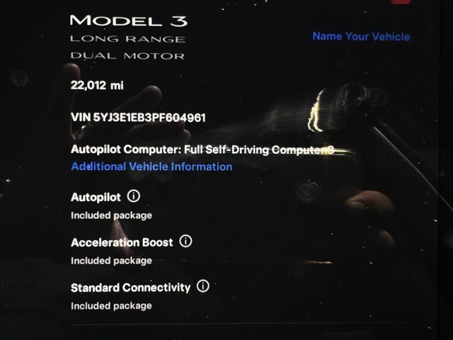used 2023 Tesla Model 3 car, priced at $28,950