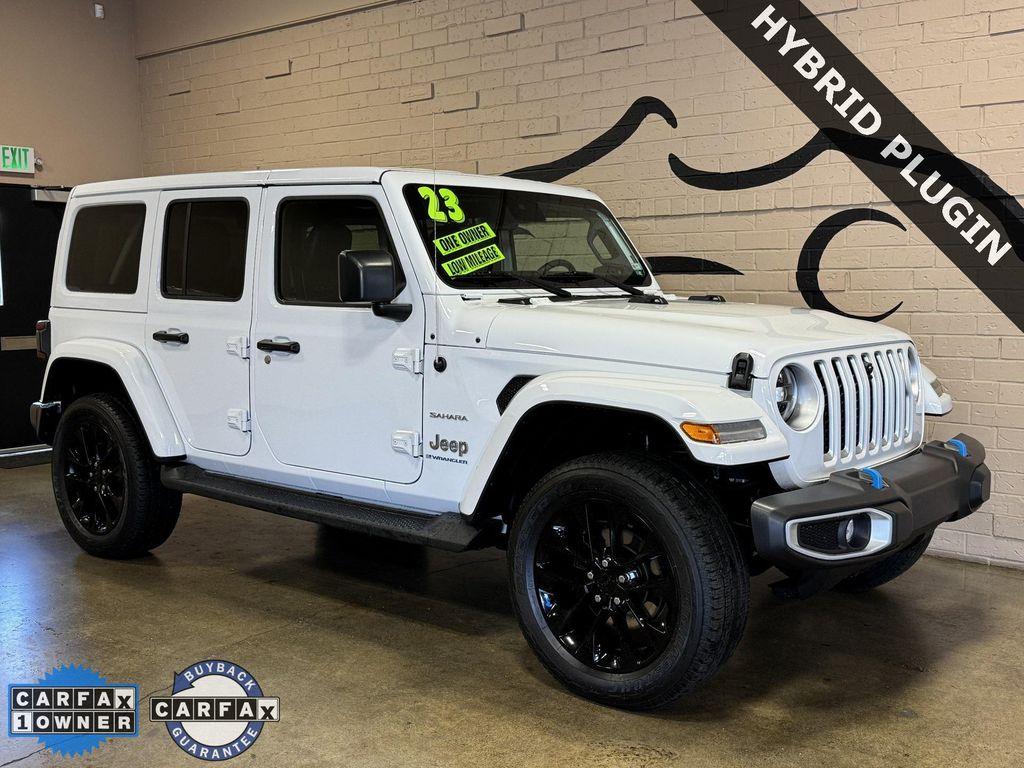 used 2023 Jeep Wrangler 4xe car, priced at $33,978